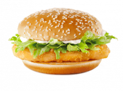 Fish Burger transparent PNG - StickPNG