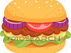Veggie Burger Clipart - Free Clipart on Dumielauxepices.net