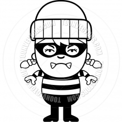 criminal clipart black and white girl - Clipground