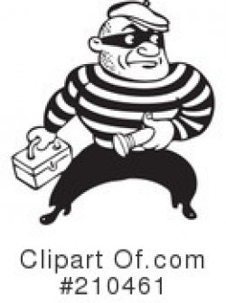 Robber Clipart #210455 - Illustration by BestVector