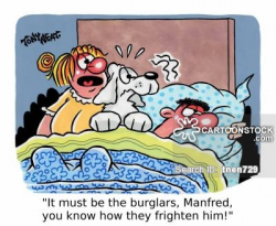 Home Intrusion Cartoons and Comics - funny pictures from CartoonStock