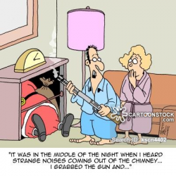 Home Intrusion Cartoons and Comics - funny pictures from CartoonStock
