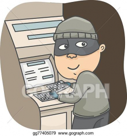Vector Art - Man thief rob. EPS clipart gg77405079 - GoGraph