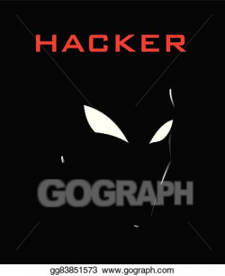 Vector Stock - Hacker. robber. burglar. Clipart Illustration ...