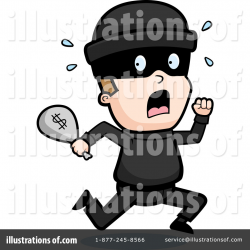 Robber Clipart #60234 - Illustration by Cory Thoman