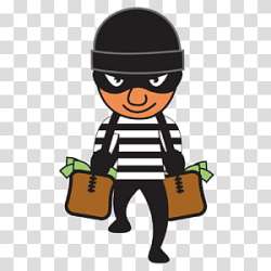 Thief, robber transparent background PNG clipart | PNGGuru