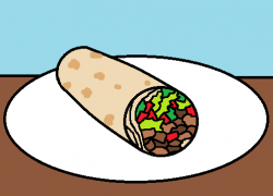 of a burrito free clipart | Clipart Panda - Free Clipart Images