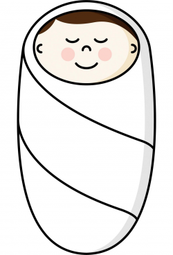 28+ Collection of Swaddled Baby Clipart | High quality, free ...