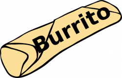 Burrito Clip Art at Clker.com - vector clip art online, royalty free ...