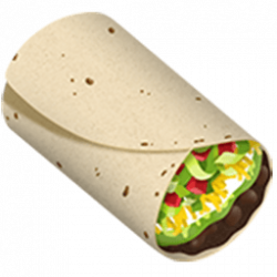 Burrito Emoji for Facebook, Email & SMS | ID#: 385 | Emoji.co.uk