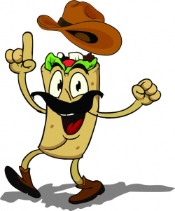 Cartoon Burrito Man