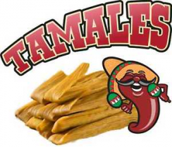 Tamales Mexican Restaurant Concession Food Decal 14