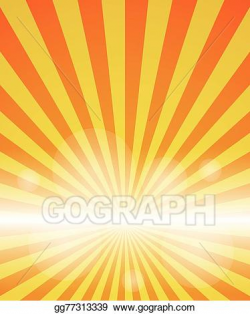 Vector Stock - Red-yellow color burst background. Clipart ...