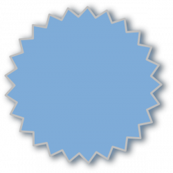 Starburst Outline Blue Clip Art at Clker.com - vector clip art ...