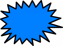 Blue Sunburst Clip Art at Clker.com - vector clip art online ...