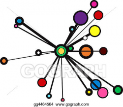Drawing - Circle burst. Clipart Drawing gg4464564 - GoGraph