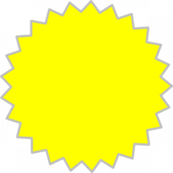 Yellow Burst Clip Art at Clker.com - vector clip art online, royalty ...