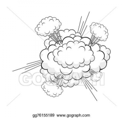 Vector Stock - Cloud burst. Clipart Illustration gg76155189 - GoGraph