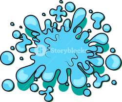 Comic Water Burst Explosion Background Royalty-Free Stock Image ...