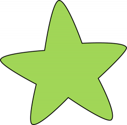 Free green star clipart - Clipart Collection | Green star: stars ...