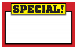 Amazon.com : RETAIL SPECIAL SIGNS, Template 5.5