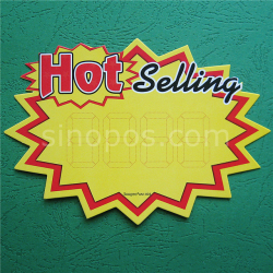 Hot Selling Burst Sign, colored paper price star card POP pricing ...