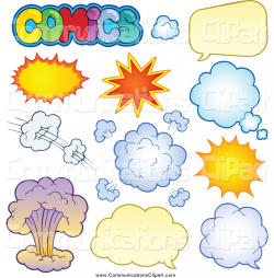 Comic clipart balloon burst - Pencil and in color comic clipart ...