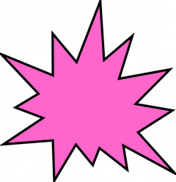 Pink Star Burst Clip Art at Clker.com - vector clip art online ...