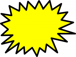 Yellow Star Burst Clip Art at Clker.com - vector clip art online ...