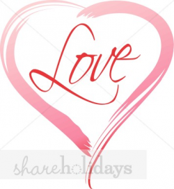 Pink Heart Love Clipart | Valentine Heart Image
