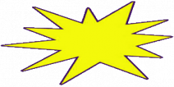Yellow Starburst Clipart