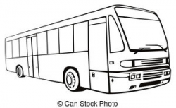 city bus clipart black and white 2 | Clipart Station