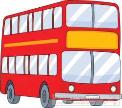 Bus Clipart- double-decker-red-bus-6 - Classroom Clipart
