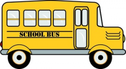 School Bus Clipart Image - Cartoon yellow school bus