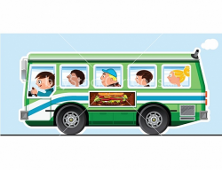 Bus Cartoon - Public Transportation – Buy Stock Cartoons | Royalty ...