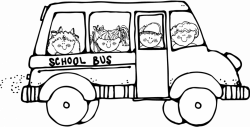 School Bus Driver Coloring Page | Clipart Panda - Free Clipart Images