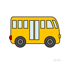 Cute Bus Clipart Free Picture｜Illustoon