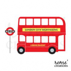 london Double-Decker Bus vector - Google'da Ara | Templates ...