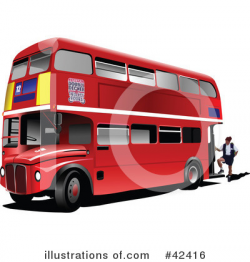 Double Decker Bus Clipart #42416 - Illustration by leonid