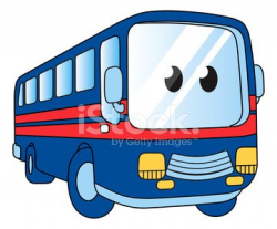 Cartoon Bus With Face premium clipart - ClipartLogo.com