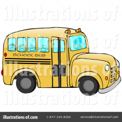 School Bus Clipart #18405 - Illustration by djart