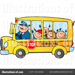 School Bus Clipart #1116144 - Illustration by Hit Toon