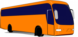 Free Orange Tour Bus Clip Art | Clipart Panda - Free Clipart Images