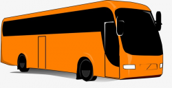 Motor Coach, Orange, The Bus, Travel PNG Image and Clipart for Free ...