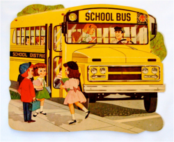 School bus vintage | Vintage - Cards, Stock and Scrapbooking, and ...