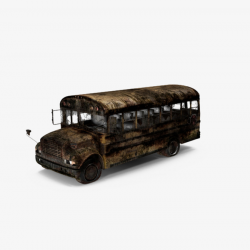 Rusty School Bus, Get Rusty, School Bus, Retro PNG Image and Clipart ...