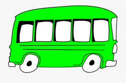 Bus School British Retro Fast Green Cartoon - Green Bus ...