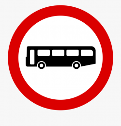 Bus Stop Stop Sign Traffic Sign Clip Art - No Buses Road ...