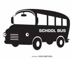 Isolated school bus silhouette design - Vector download