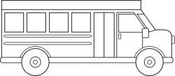 Bus black and white bus clipart simple clipartfest - WikiClipArt